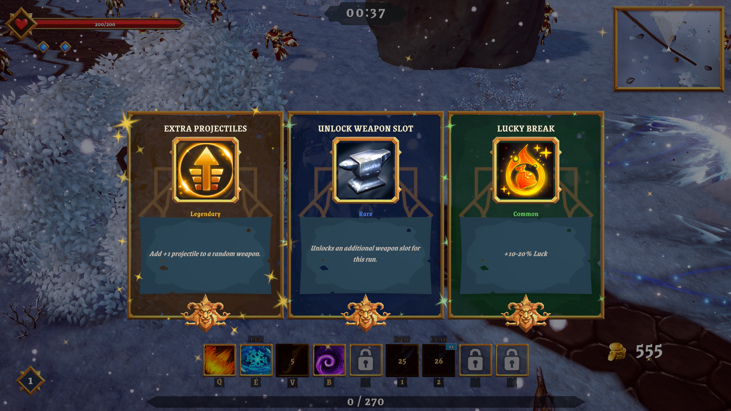 A special upgrade draft appearing after a miniboss encounter