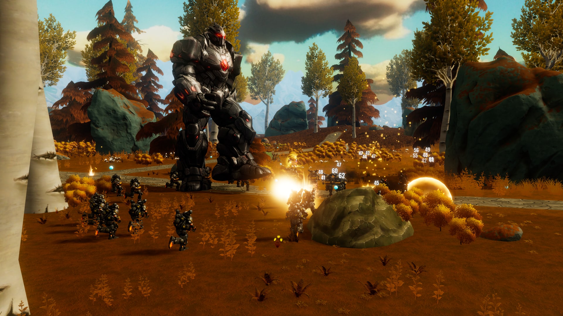The Ritual Siege giant fully awakened and entering the fight