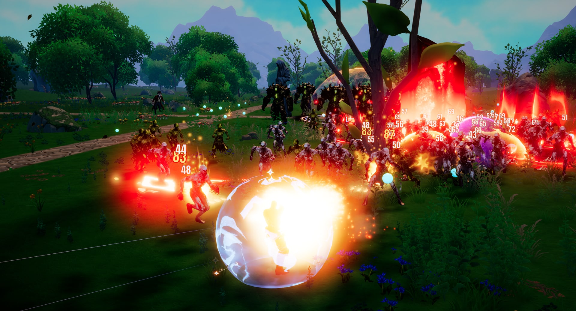 Summer biome overtime mode collapsing into total chaos